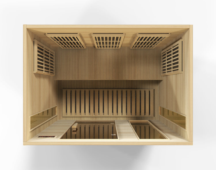 Dynamic Maxxus Hemlock Low EMF FAR IR Saunas MX-K306-01 Hemlock - Poolstoreconnect