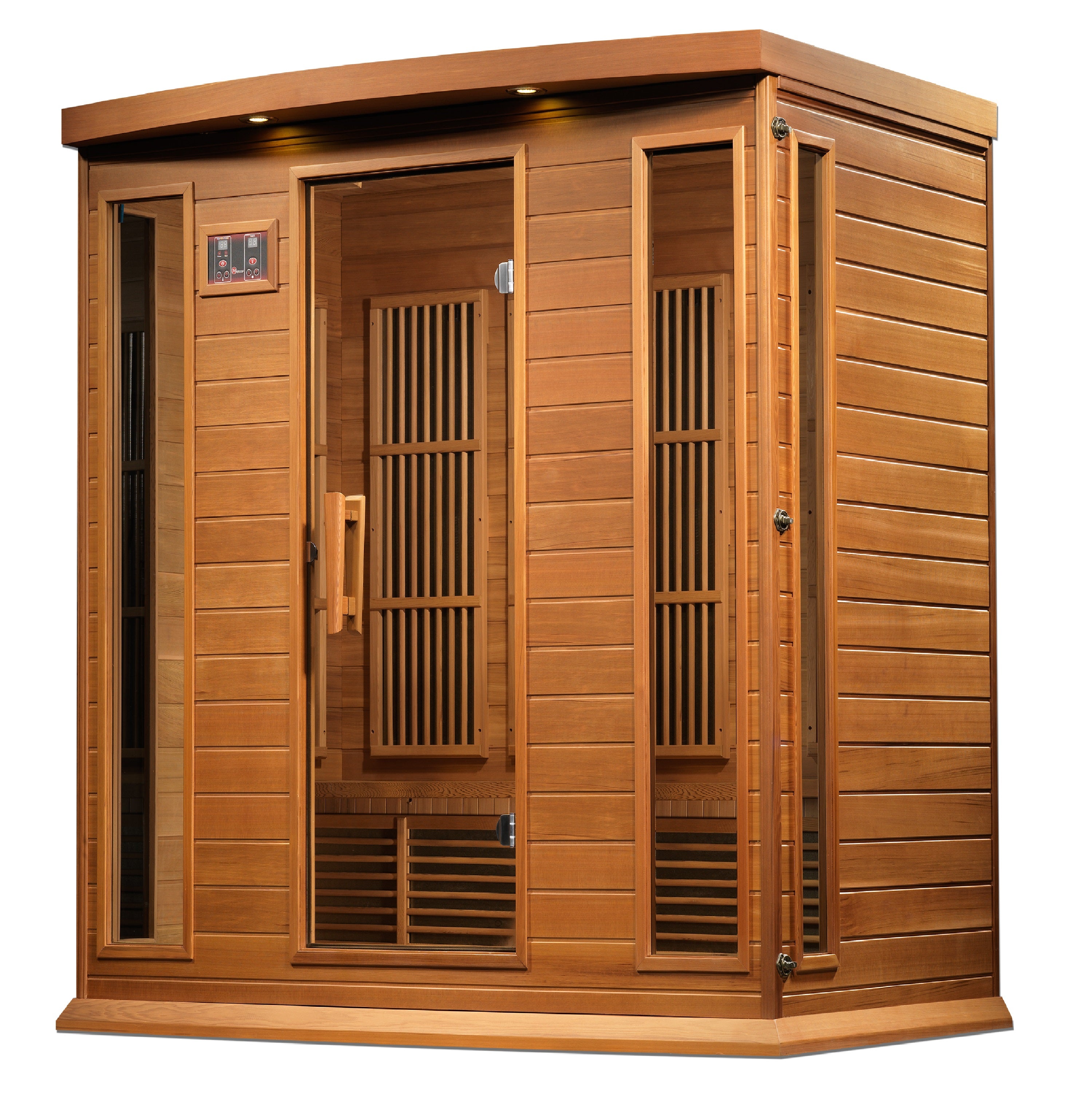 Dynamic Maxxus Red Cedar Near Zero EMF FAR IR Saunas MX-K406-01-ZF CED - Poolstoreconnect