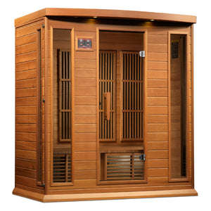 Dynamic Maxxus Red Cedar Near Zero EMF FAR IR Saunas MX-K406-01-ZF CED - Poolstoreconnect