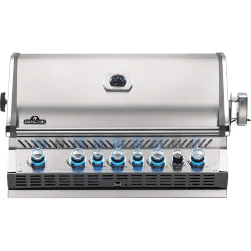 Napoleon Built In Prestige Pro™ 665 Grill Head w/ Infrared Rear Burner Stainless Steel - Poolstoreconnect