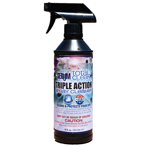 Hot Tub SERUM Triple Action Spa Spray 16oz - Poolstoreconnect